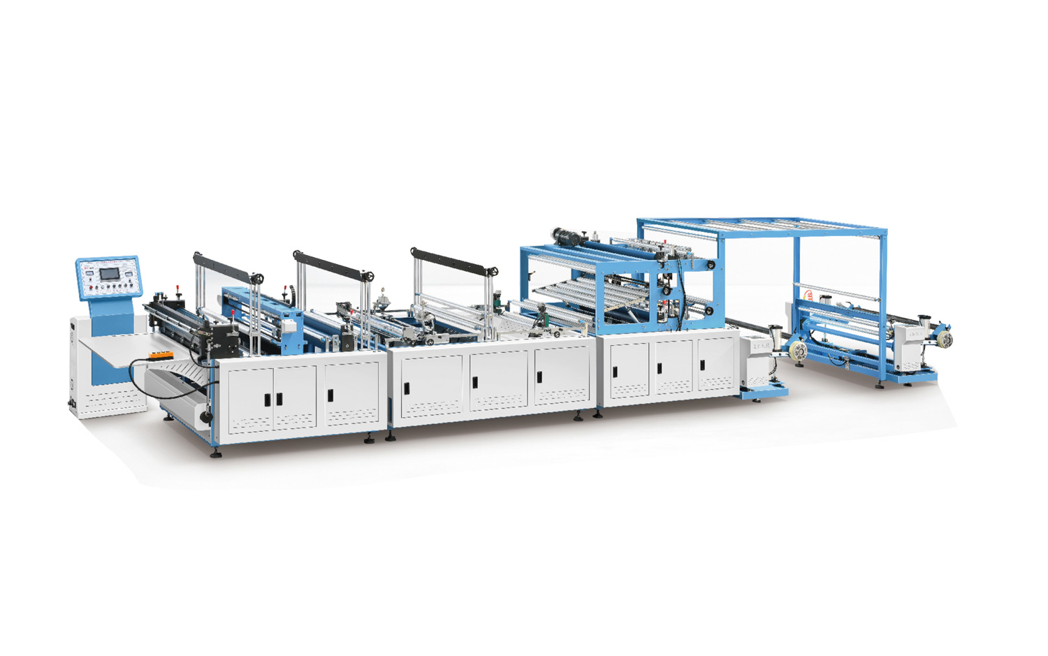 ZXL-1300雙放料無紡布制袋機(香蕉套袋、衛(wèi)浴潔具套袋、沙發(fā)套袋)